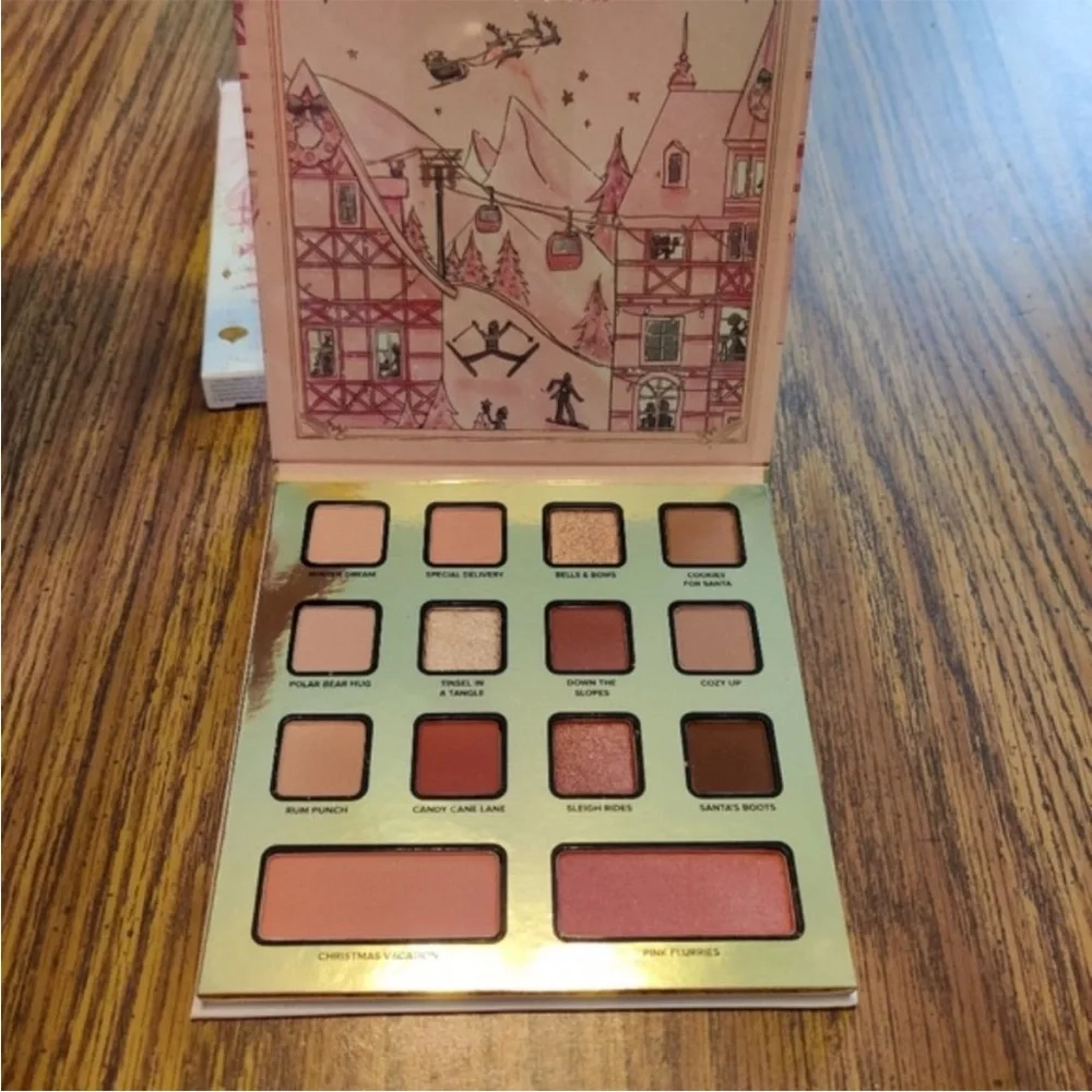 Too Faced Christmas in the Alps Limited Edition Face Eyeshadow Palette NWT